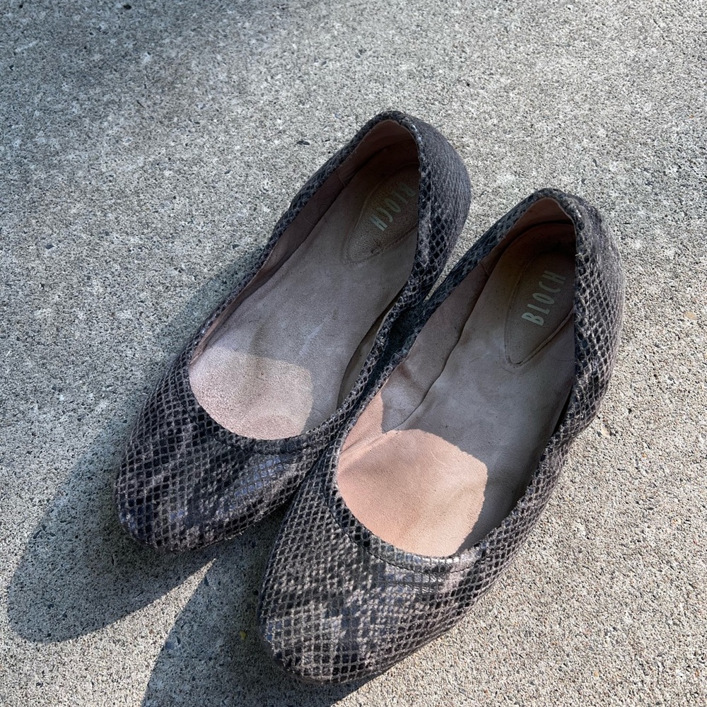 Bloch - Snake Print Ballet Flats